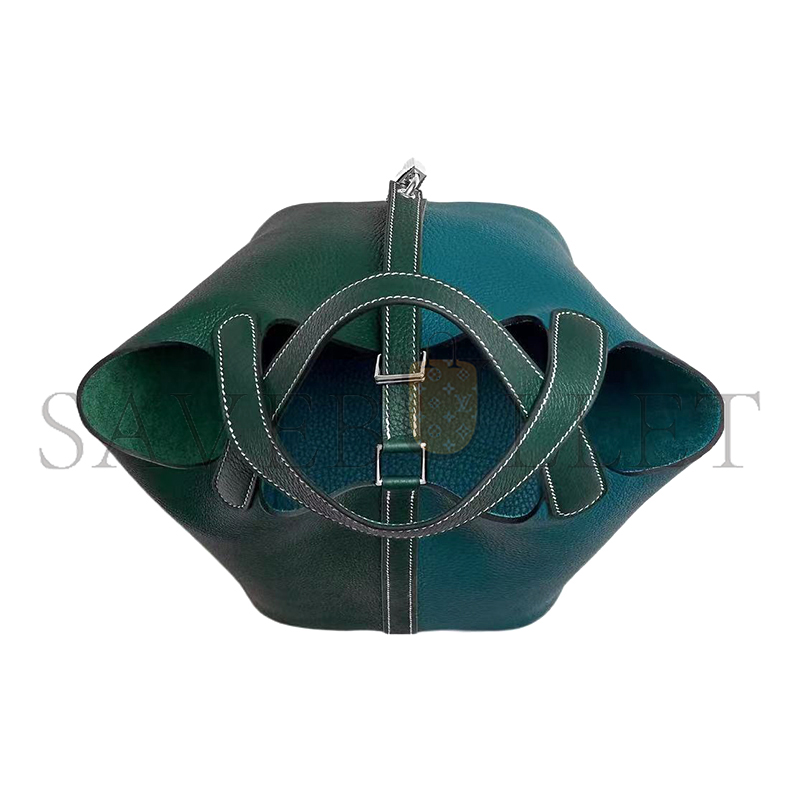 HERMES MASTER PICOTIN LOCK 18 CASAQUE PALLADIUM HARDWARE H064427CKAP (18*18*13cm)